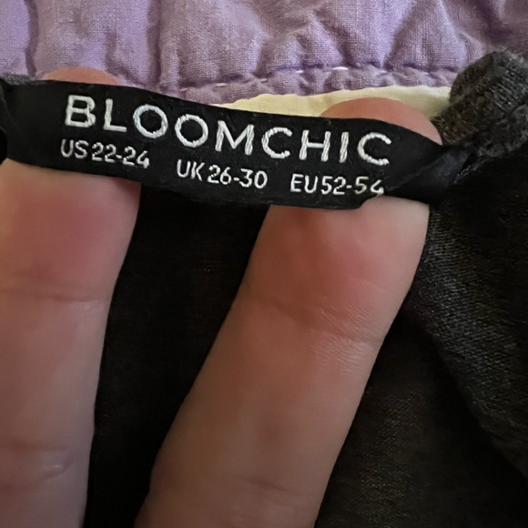 Bloomchic long sleeve plus size tunic. 3XL - Picture 4 of 4